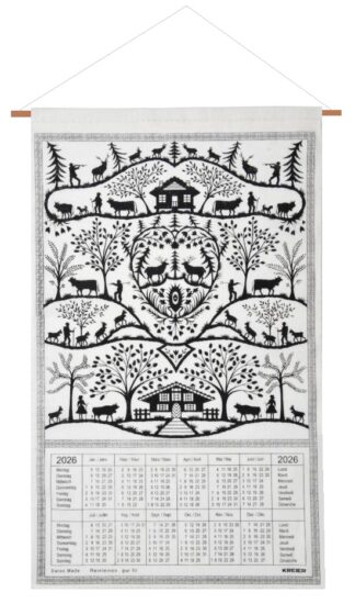 Calendrier 2026 Kreier Ascension montagne noir et blanc