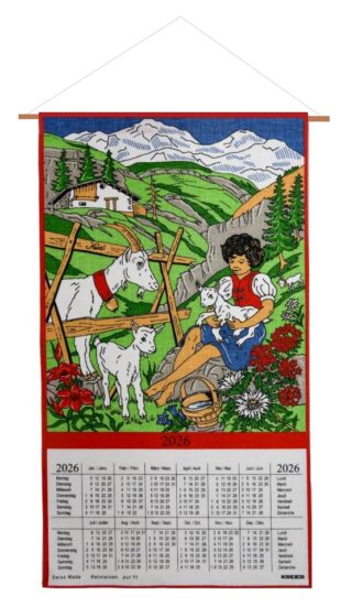 Calendrier 2026 Kreier Heidi paysage suisse