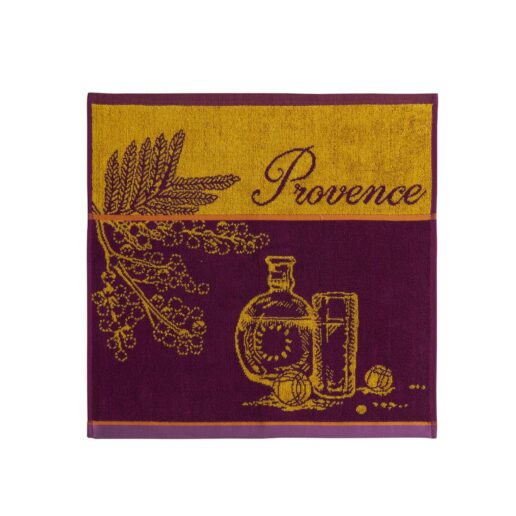 essuie Provence carré 100 % coton éponge