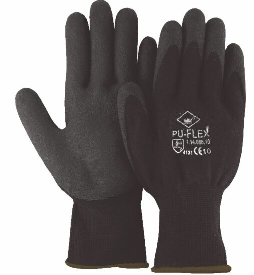 gant flexible noir 10 11