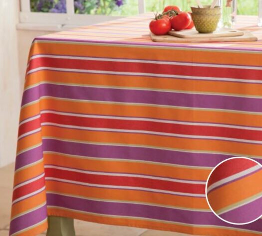 Nappe jacquard provençale, linge de table provençal - Maison Gabel