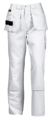 pantalon blanc multipoches