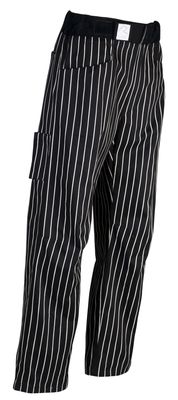 pantalon cuisine mixte homme femme arenal noir blanc