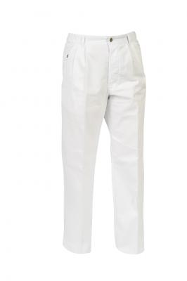 pantalon cuisine mixte mistral pied de poule blanc