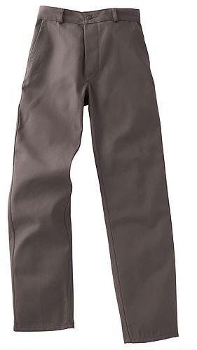 pantalon h ceinture passants polycoton 36a60 gris