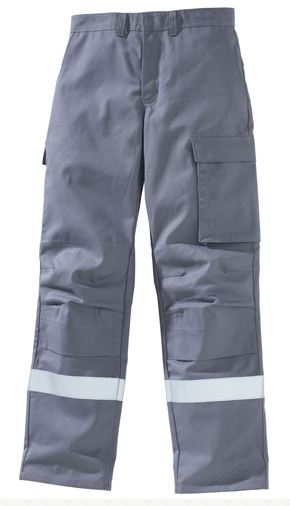 pantalon unisexe norme protection multipoches gris
