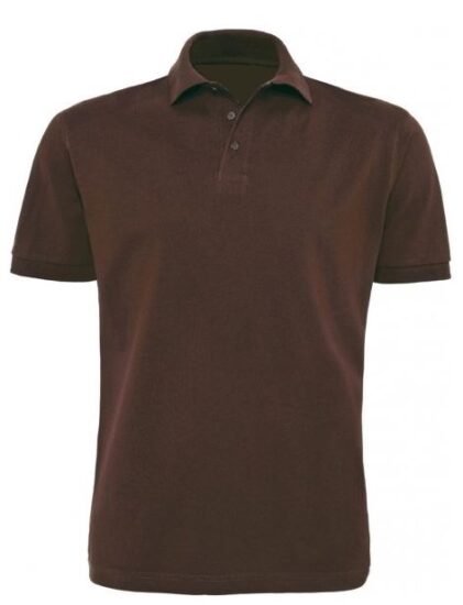 polo homme brun 100 coton S XXXL 