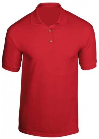 polo homme rouge 50coton 50polyester S XXL 