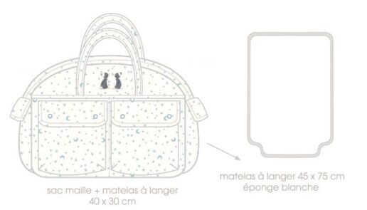 sac matelas langer pinguoin
