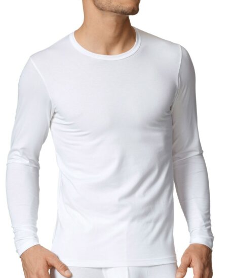 shirt manches longues blanc homme cal