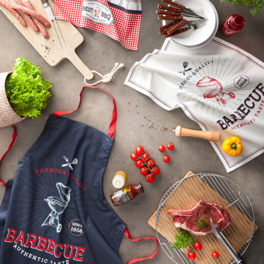 Tablier bavette Le Barbecue 100% coton