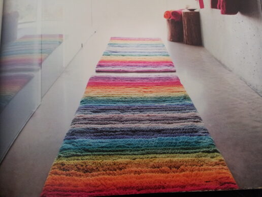 Tapis de sol ou tapis de bain multicolore