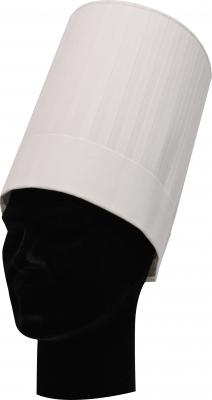 toque sohat forme droite dessus ouvert velcro bandeantitranspiration pli permanent blanc