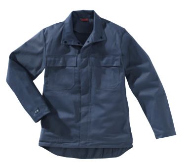 veste colmontant fermeturepressions poches 100coton grisacier bleumarine protectionflamme