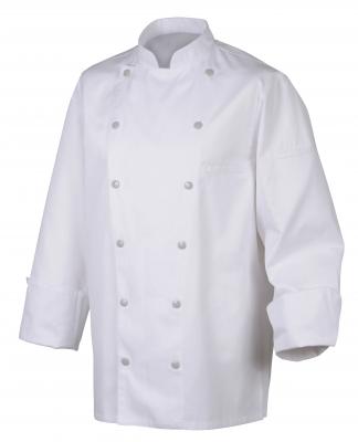 veste alimentaire cuisine manches longues uni blanc vêtements de travail professionnel