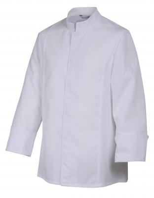 veste alimentaire cuisine manches longues uni blanc vêtements de travail