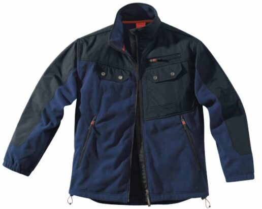 veste polaire colmontant fermetureglissere poches polyesterpolaire s xxxl bleumarine noir